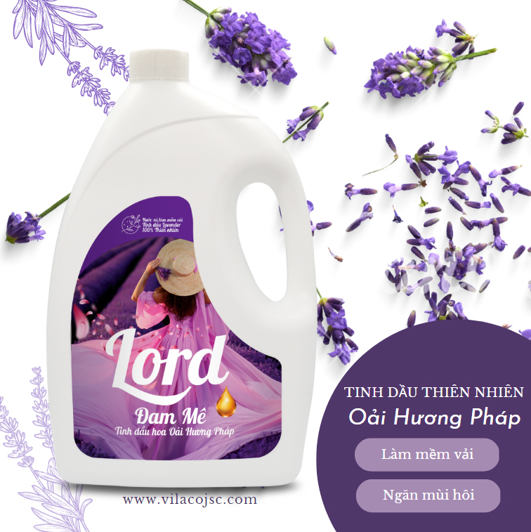 Nước xả làm mềm vải Lord hương đam mê 