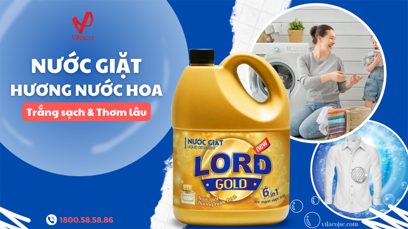 nước giặt hương nước hoa Lord Gold