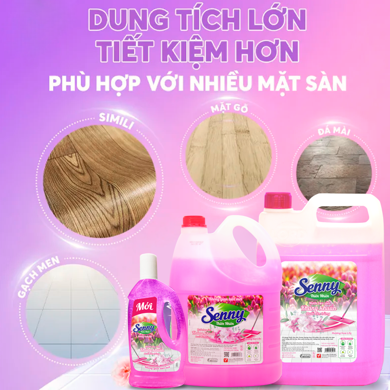 nước lau sàn Senny hương hoa Lily