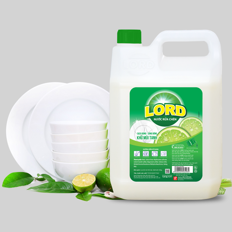 nước rửa chén Lord xanh