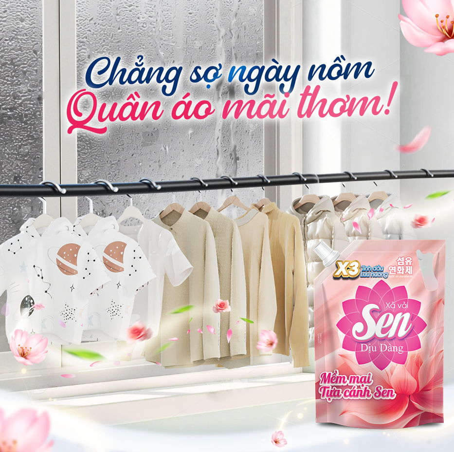 Nước Xả Vải Sen