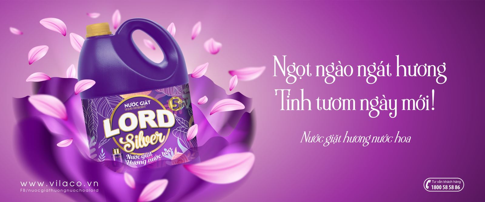 nước giặt Lord Silver hương nước hoa mới