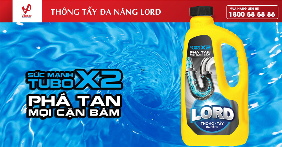Nước thông tẩy đa năng Lord có tốt không?