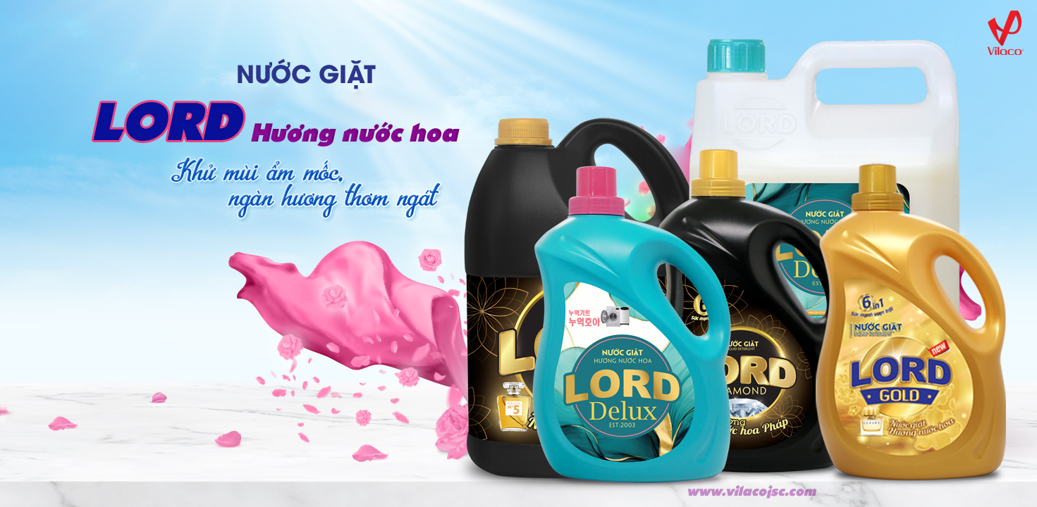 Nước giặt Lord hương nước hoa - Hương dấu ấn ngọt ngào chiều lòng mọi cô nàng