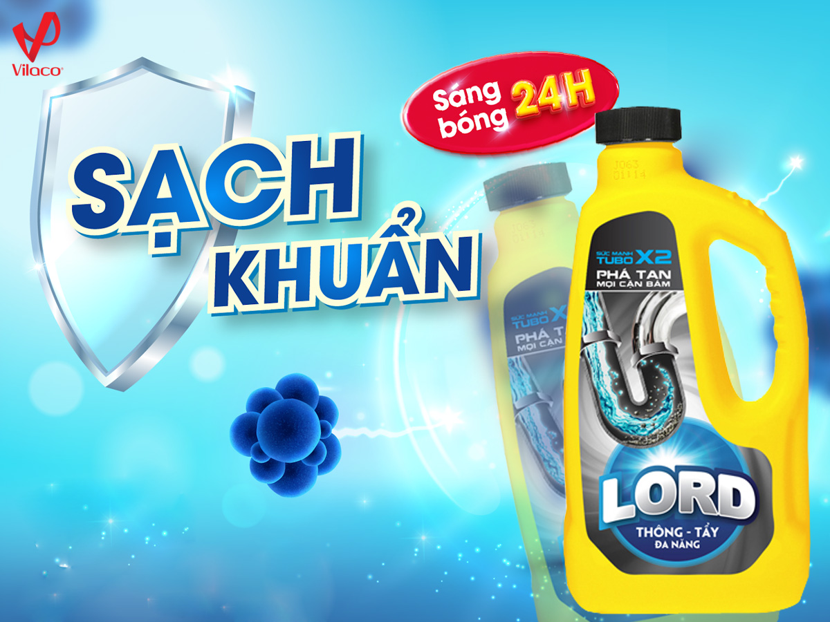 Thông tẩy đa năng Lord - Sạch vết bám, sáng bề mặt