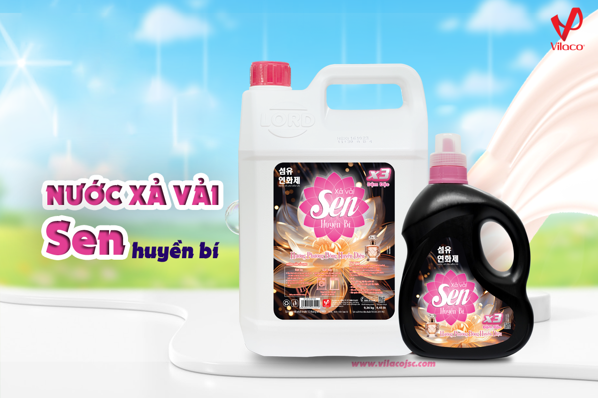 Chìm đắm trong hương thơm huyền bí với nước xả vải Sen cao cấp 