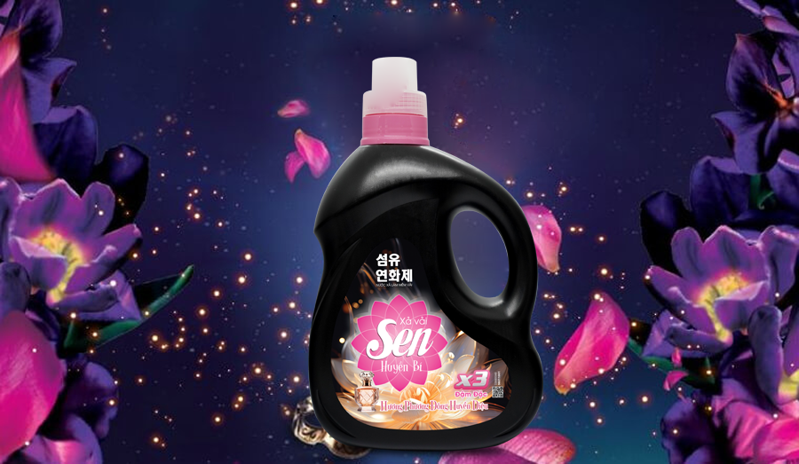 Nước xả vải Sen huyền bí cho áo quần mềm thơm & lưu hương bền bỉ 