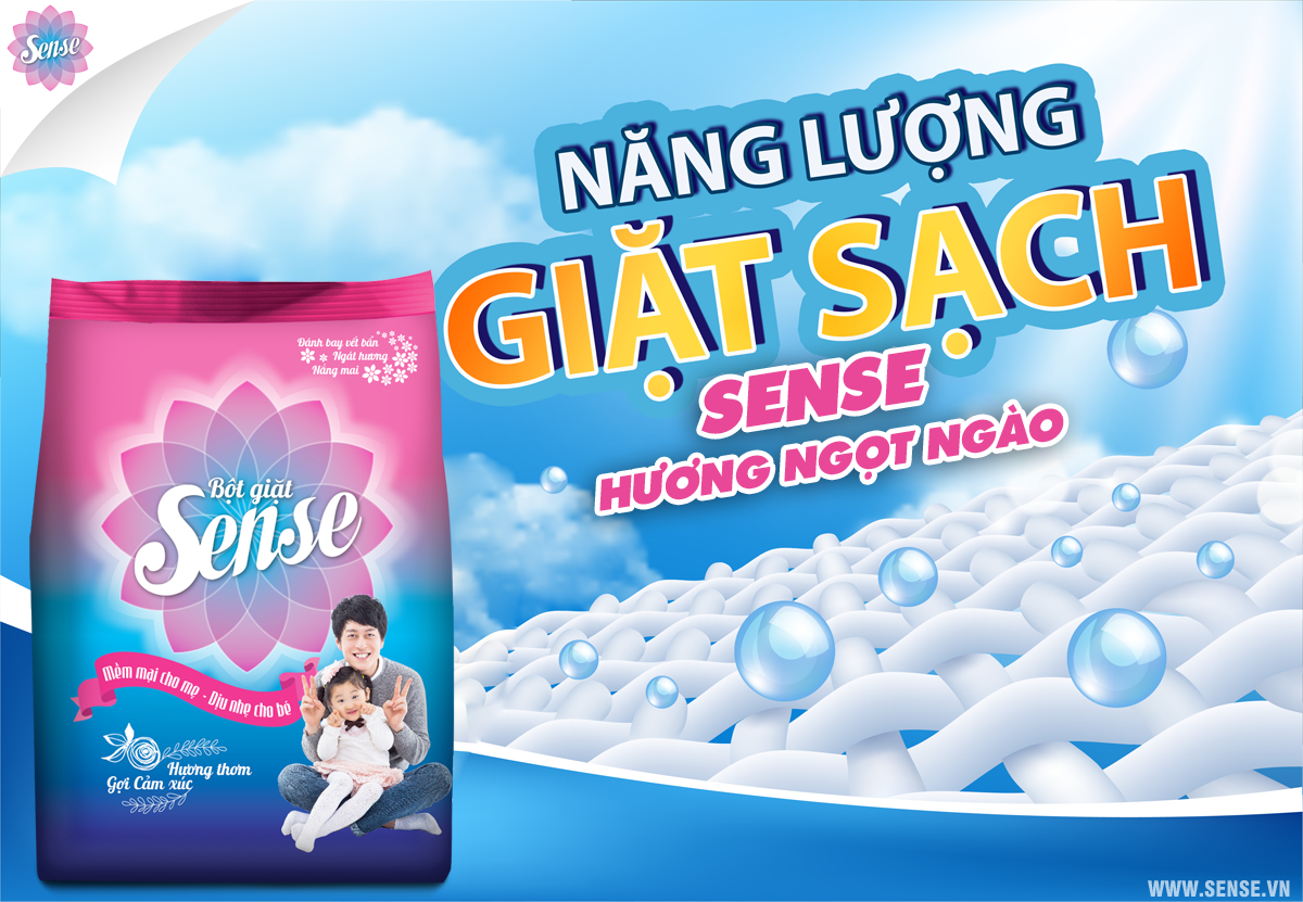 Bột giặt Sense hương ngọt ngào có điều gì nổi bật mà được chị em ưa thích đến vậy?