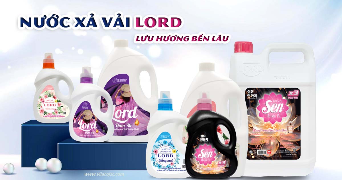 Bộ sưu tập nước xả vải Lord - Thơm ngát thanh tao & Đỉnh cao Hương Sắc