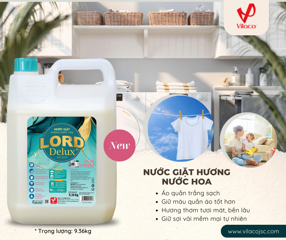 Giặt Sạch Như Spa, Thơm Như Nước Hoa – Lord Delux Hương Sang Trọng
