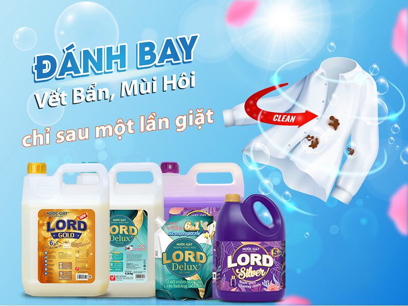 Lord Hương Nước Hoa - Giặt Sạch Tinh Tươm, Hương Thơm Chuẩn Nước Hoa