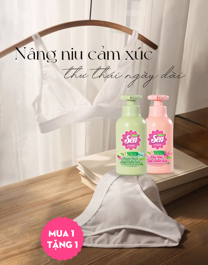 Sen – Nâng Niu Từng Sợi Vải, Giữ Trọn Sự Thanh Khiết Cho Làn Da