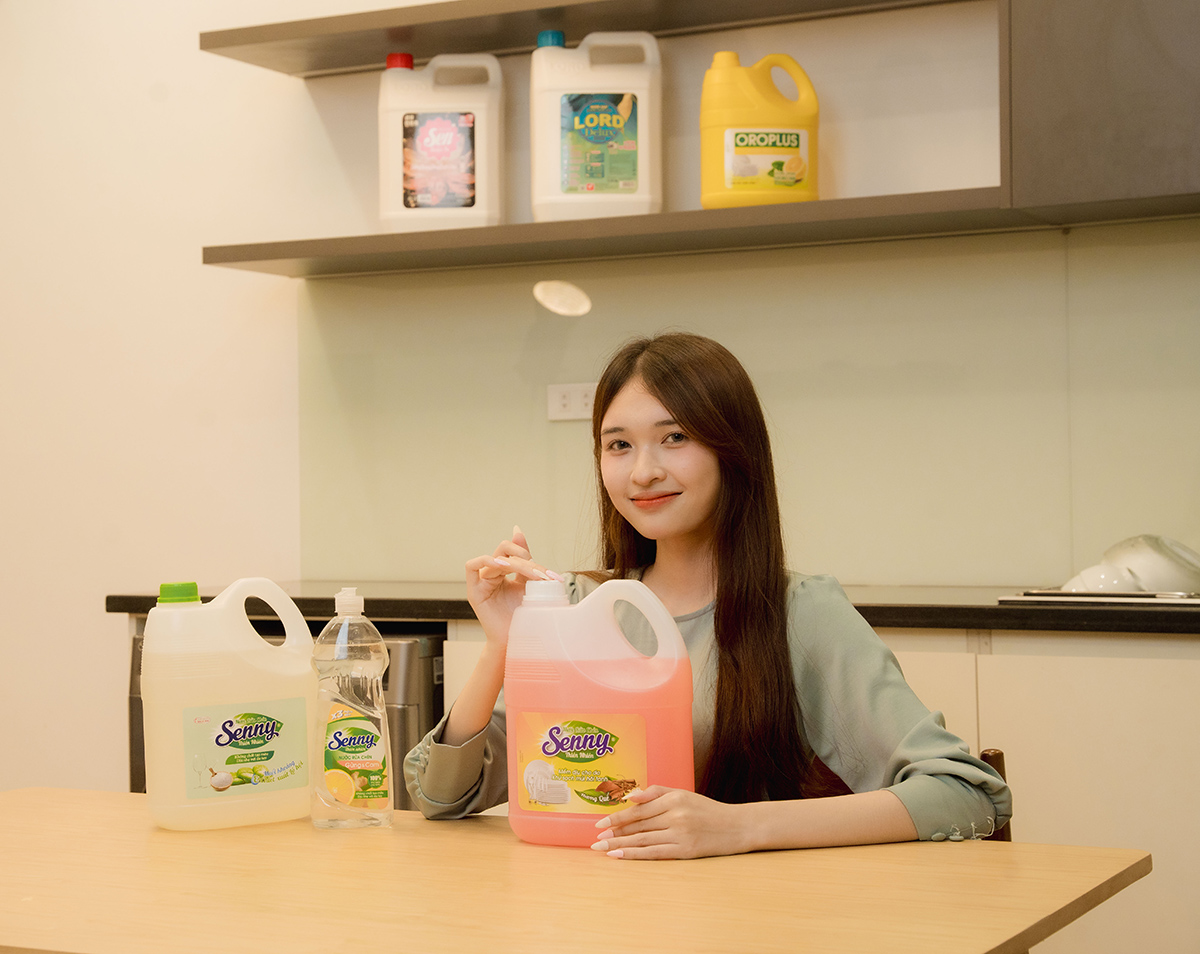Nước Rửa Chén Senny Hương Quế – Sạch Dầu Mỡ, Thơm Dịu, An Toàn