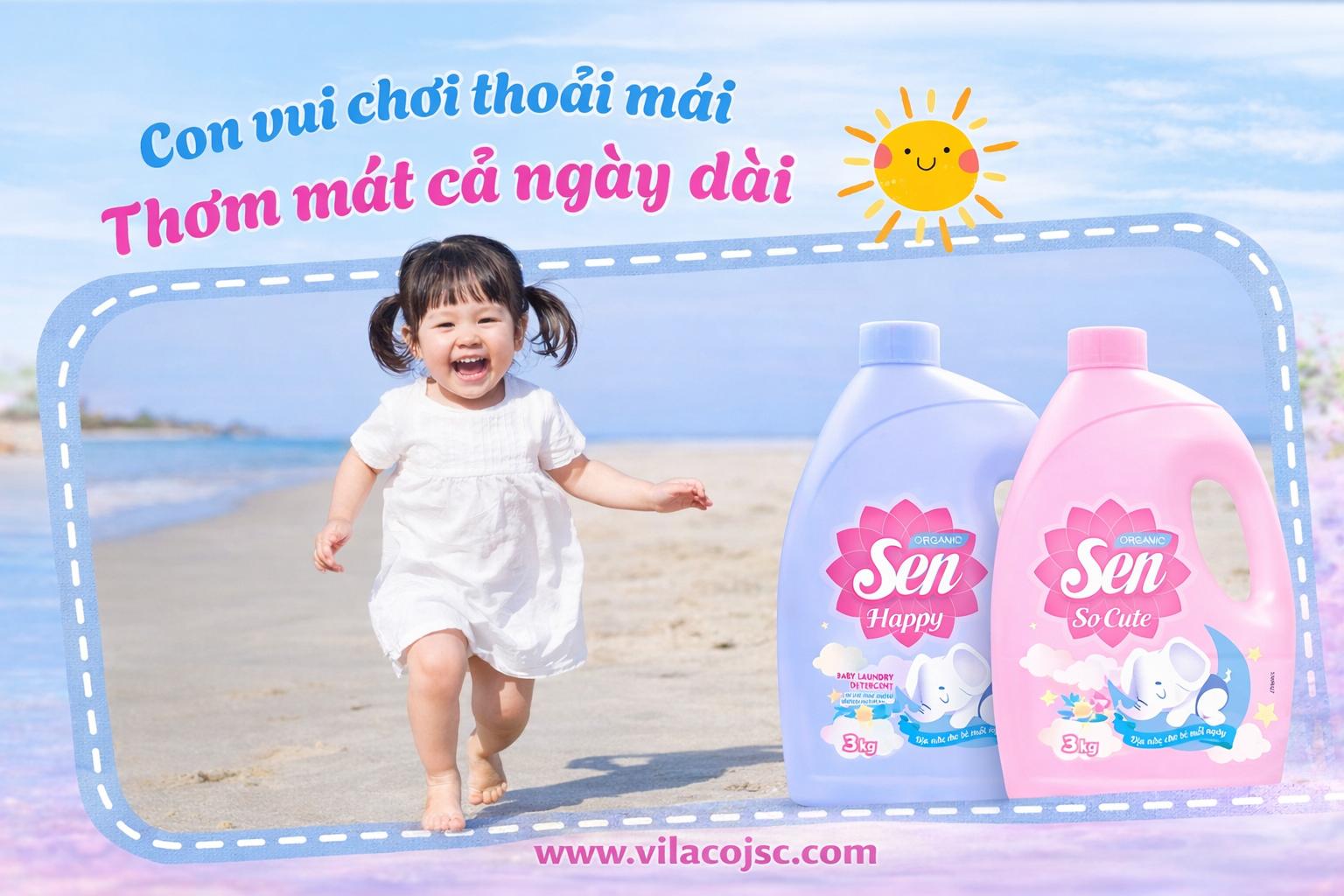 Nước Giặt Cho Bé Sơ Sinh Sen – Giặt Sạch Dịu Nhẹ, Bảo Vệ Làn Da Non Nớt Của Bé