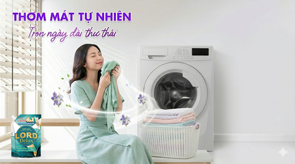 Nước Giặt Lord Delux Hương Nước Hoa – Bí Quyết Giữ Quần Áo Thơm Lâu Như Nước Hoa Cao Cấp 