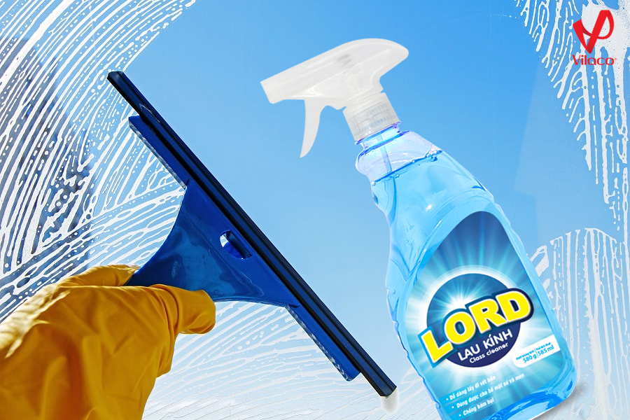 Nước lau kính Lord - Lau đâu sáng đó - Siêu sạch & Diệt khuẩn