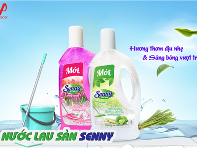 Bộ đôi siêu diệt khuẩn cho sàn nhà sạch bóng, ngát hương suốt cả ngày - Senny