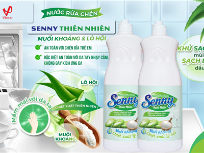 Nước rửa chén thiên nhiên Senny là “chiến thần” làm sạch mọi vết dầu mỡ