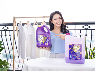 Nước giặt hương nước hoa Lord Silver| Giặt mạnh mẽ - Xả dịu êm Tết thêm thư thái