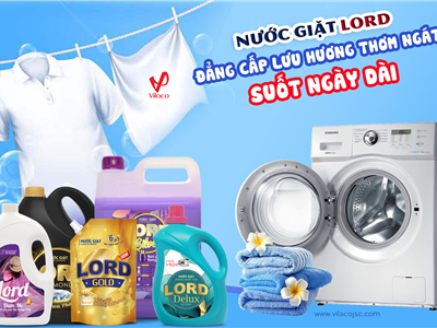 Xóa tan nỗi lo giặt giũ mùa nồm ẩm vì đã có nước giặt Lord hương nước hoa sang trọng