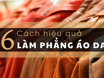 Mẹo giúp áo da hết nhăn trong tích tắc, không nên bỏ qua