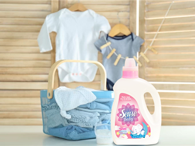 Nhàn cho Mẹ, An toàn cho bé với nước giặt Sense Baby.