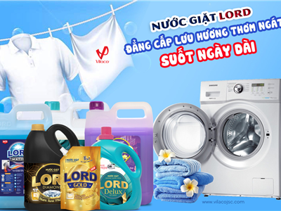 Bộ sản phẩm nước giặt xả Lord thơm lâu - Sạch đến bất ngờ