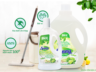 Làm sạch cực nhanh & Khử tanh cực đỉnh với nước lau sàn Senny sả chanh 