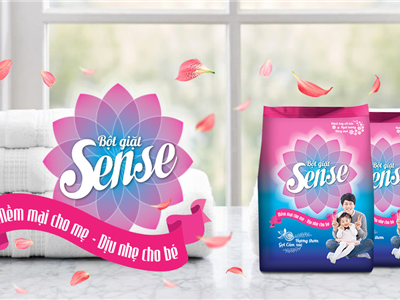 Quần áo cần giặt tay chọn ngay bột giặt Sense hương ngọt ngào