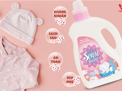 Nước xả vải cho bé vừa an toàn, vừa tiết kiệm | Sense Baby