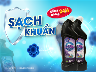 Tẩy Lord – “Trợ Thủ Đắc Lực” Giúp Bồn Cầu Thông, Sáng, Thơm Mát Như Mới  