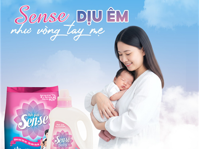 Sạch Mềm Thơm Lâu – Sense Hương Ngọt Ngào Dành Riêng Cho Gia Đình