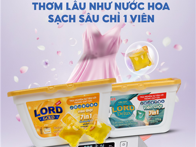 Giặt Một Viên, Thơm Cả Tủ Đồ: Lord Hương Nước Hoa Chuẩn Sang