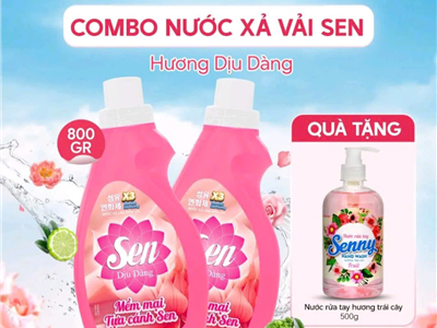 Nước Xả Làm Mềm Vải Sen Dịu Dàng – Bí Quyết Giữ Áo Quần Thơm Mềm Suốt Cả Ngày