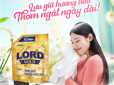 Nước Giặt Lord Gold Hương Nước Hoa – Giặt Sạch Hiệu Quả, Thơm Lâu Như Nước Hoa Cao Cấp