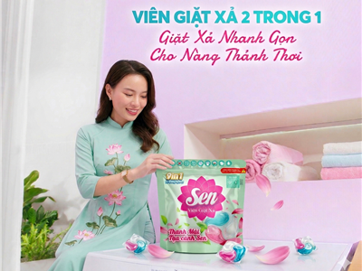 Viên Giặt Xả Sen 9in1 – Giải Pháp Giặt Giũ Tiện Lợi, Thơm Mát Tựa Cánh Sen