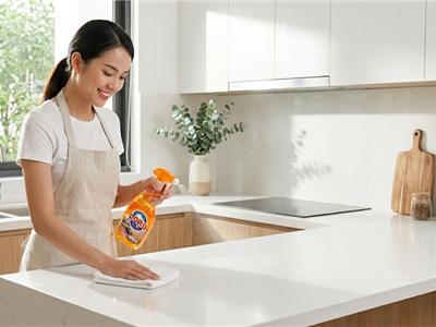 Nước Lau Bếp Lord Hương Chanh – Bí Quyết Giữ Không Gian Bếp Sạch Thơm, Ấm Cúng Mỗi Ngày