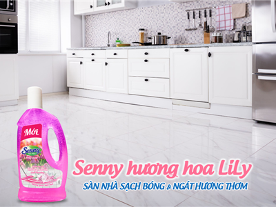 Hương nhà thư thái với nước lau sàn Senny hương hoa Lily